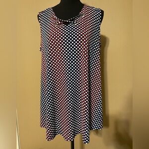 Polkadot Sleevless Top